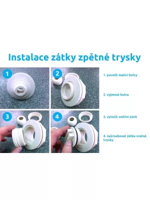 Zátka vratné trysky skimmeru Olympic