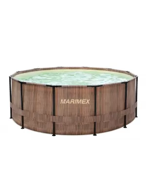 Bazén Florida 3,66x0,99 m se skimmerem- motiv TEAK